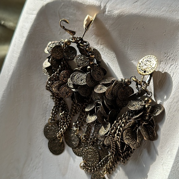 Zac Posen bass chandelier clip-on earrings - Picture 5 of 8